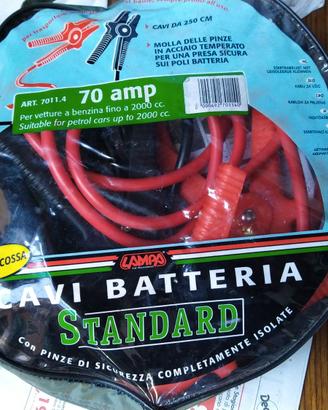 Cavi per batteria kit auto moto custodia pinze