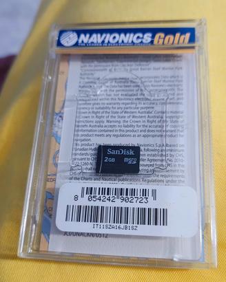 scheda sd cartografia Navionics 
