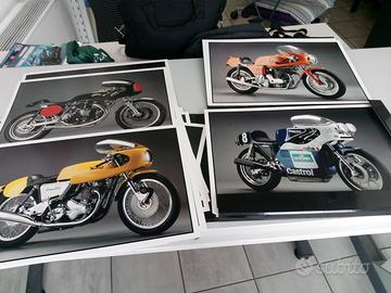 Tavole fotografiche Motociclistiche Harley-Norton-