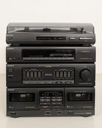 SONY - Stereo HST-D501 + Giradischi PS-LX62