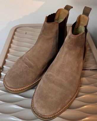 Stivaletti Chelsea Scarpe Camoscio 41 Zign
