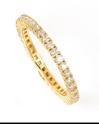 Anello Eternity in Oro 18kt con Diamanti  0.85 ct