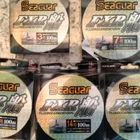 Fili da pesca trecciato e fluorocarbon