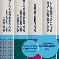 Kit Codici magistratura GIUFFRÈ 2023