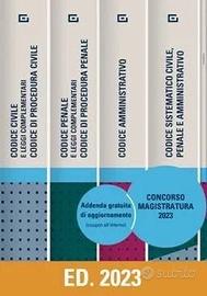 Kit Codici magistratura GIUFFRÈ 2023