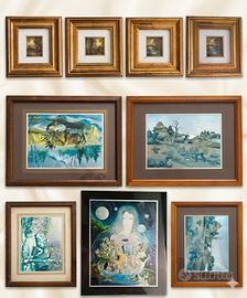 Quadretti vari: Lastre Argentate e Miniature