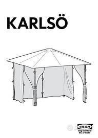 Gazebo per giardino