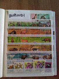 Francobolli Burundi timbrati 