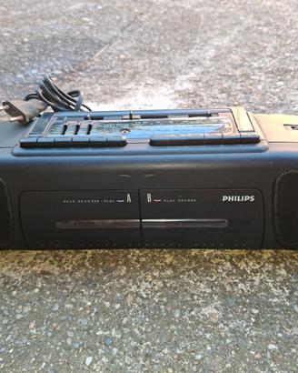 RADIO STEREO MANGIACASSETTE PHILIPS ANNI 80'