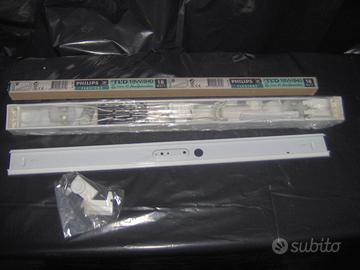 Neon 18 watt con portalampada NUOVO