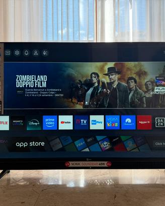 Tv Smart TELE System 43” - 4K + Soundbar integrata
