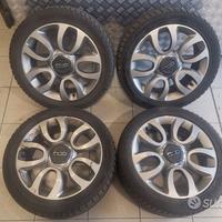 Ruote Complete di Cerchi Fiat 500 17 Pollici