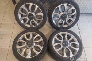 Ruote Complete di Cerchi Fiat 500 17 Pollici
