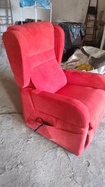 poltrona  elettrica reclinabile 