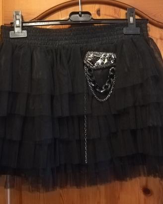 gonna in tulle nera