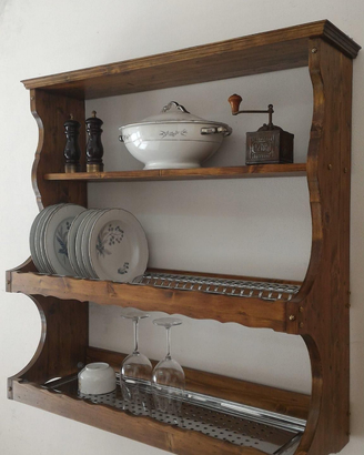 Piattaia credenza pensile mensola scolapiatti