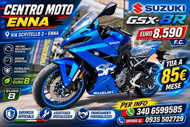 Suzuki GSX-8R TUA A 85 EURO AL MESE
