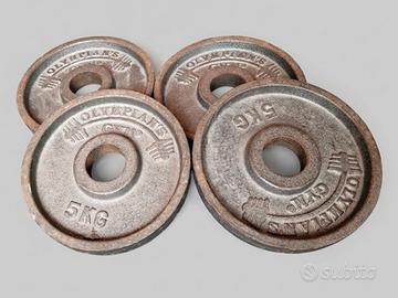 4 Dischi Ghisa 5kg Olympian’s Foro 50