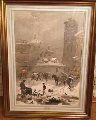 quadro di Giulio Falzoni acquerello 