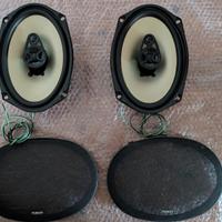 Coppia altoparlanti ovali 6x9" 55Wx2 marca FUSION