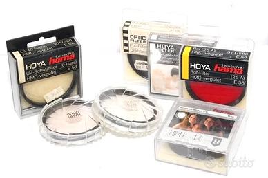 HOYA HAMA 7 FILTRI 58mm per Fotografia Colori B/N