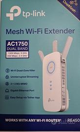 Repeater TP-Link Mesh Wi-Fi Extender AC1750