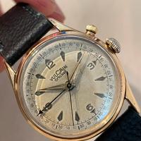 Orologio Vulcain Cricket placcato oro