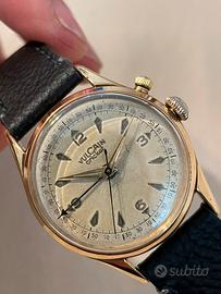 Orologio Vulcain Cricket placcato oro