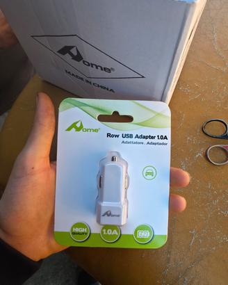 Caricabatterie Auto USB 1.0A - Aome 