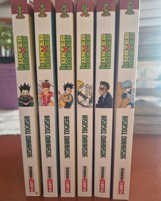 Hunter x Hunter collezione manga dal 1 al 6 niovi