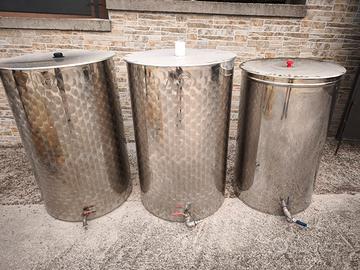 Botti inox per vino olio