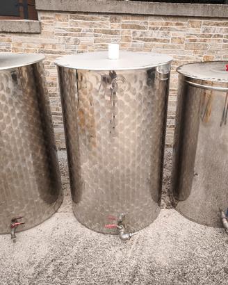 Botti inox per vino olio