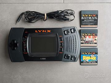 Atari Lynx, 3 giochi, cusodia, cavo multigiocatore