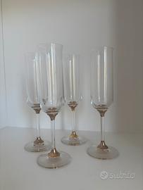 Set Flûte in Cristallo (4 Pezzi)