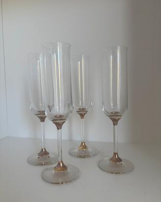 Set Flûte in Cristallo (4 Pezzi)