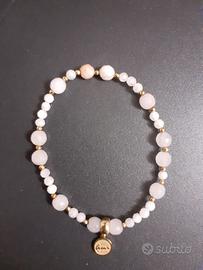 BRACCIALETTO QUARZO E ORO AMI BIJOUX