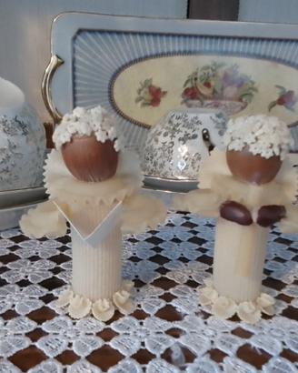 Segnaposto per tavola campioni fatti a mano