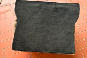 Tappeto baule 500 e 595 completo posteriore nero