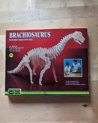 Kit scheletro di Brachiosaurus in legno
