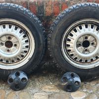 CERCHIO IN FERRO DA 14 POLLICI ALFA ROMEO e BORCHI