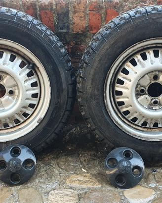 CERCHIO IN FERRO DA 14 POLLICI ALFA ROMEO e BORCHI