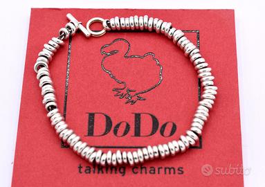 dodo bracciale rondelle argento oro t bar