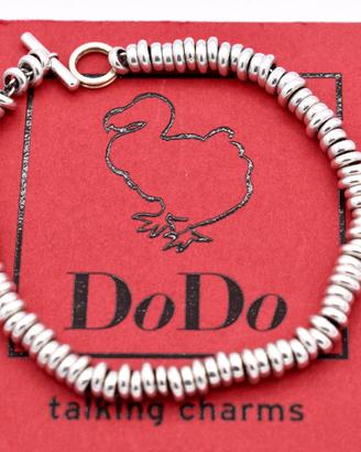 dodo bracciale rondelle argento oro t bar