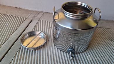 Fusto olio inox