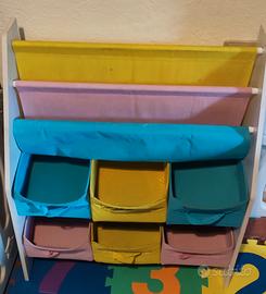 porta libri e giochi