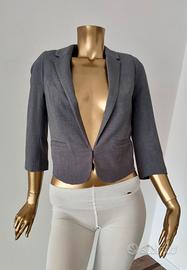 Giacca taglio smoking HM donna grigio medio