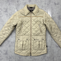 Giacca Barbour vintage trapuntata beige – S