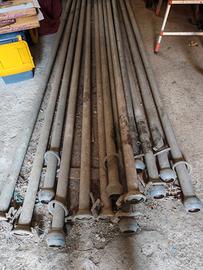 Tubi per irrigazione in ferro zincato