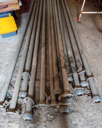 Tubi per irrigazione in ferro zincato