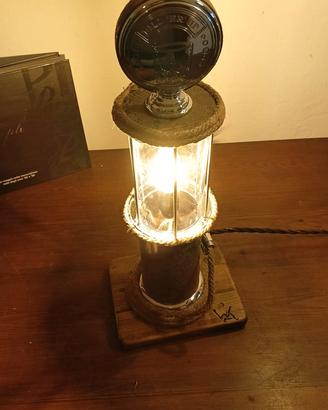 lampada realizzata artigianalmente